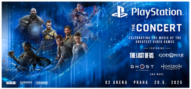 PlayStation™ The Concert zavítá do pražské O2 areny 20. 5. s živou show s ikonickou hudbou z her God of War, The Last of Us, Ghost of Tsushima, série Horizon a dalších.