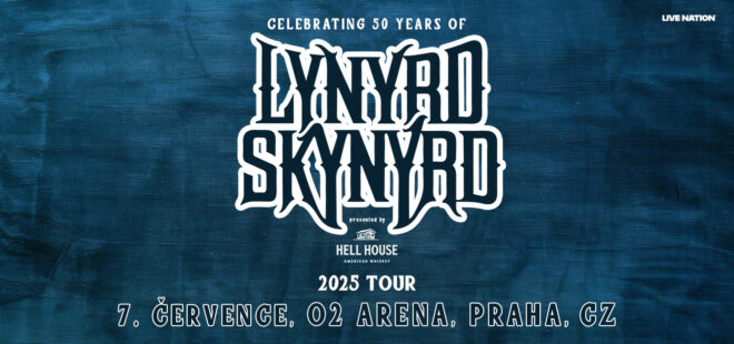 Lynyrd Skynyrd poprvé v Praze! Legendární americká kapela se představí 7. července 2025 v O2 areně.